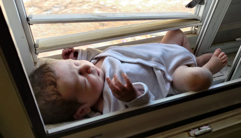 התינוק מחלון הממ''ד
