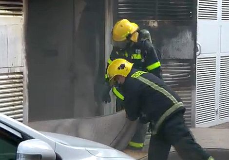 וידיאו: שריפה במלון 'רויאל טוליפ'