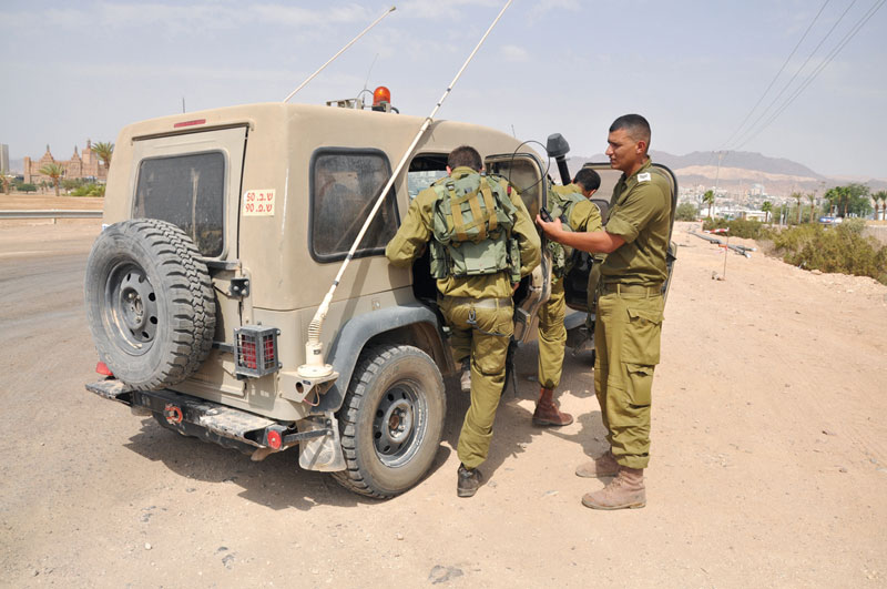וידיאו: כוננות גבוהה באזור אילת