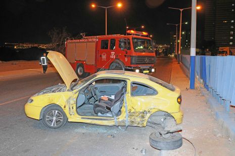 וידיאו ותמונות: תאונת דרכים בכביש העוקף