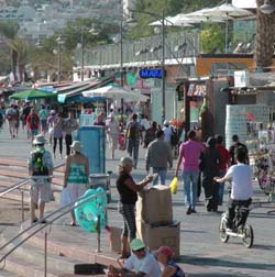 ניסיון נוסף לפינוי הרוכלים מהטיילת