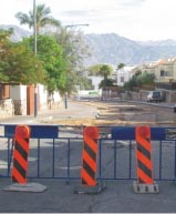 חודש לאחר ההצפות: הרחוב עדיין סגור
