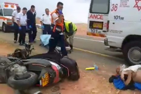 וידיאו: תאונה קשה בכביש 12