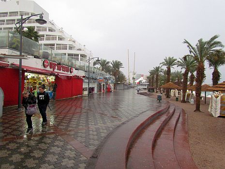 וידיאו ותמונות: איזה חורף - שוב סערה באילת