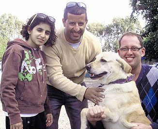 הכלב של קיסוס נעלם בחוף באילת ונמצא בנתניה
