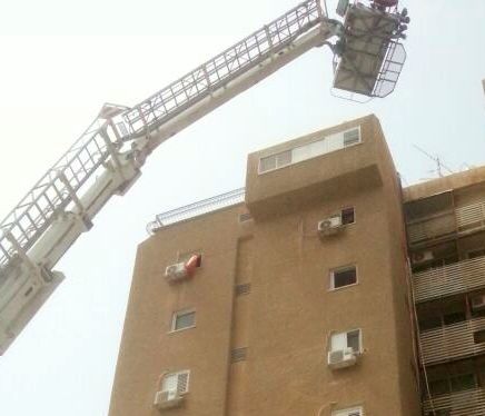 וידיאו: פצוע קשה בשריפה
