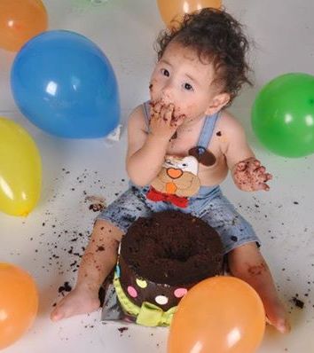 שירלי רוזנס - צילומי 'קייק סמאש'  Cake Smash 