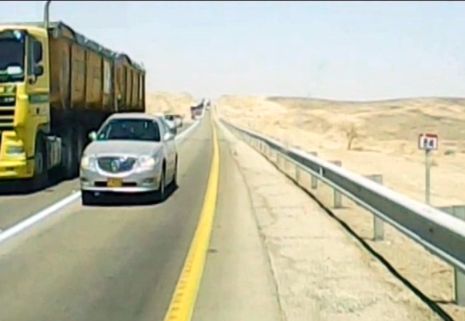 נלכד הנהג המסוכן מכביש הערבה