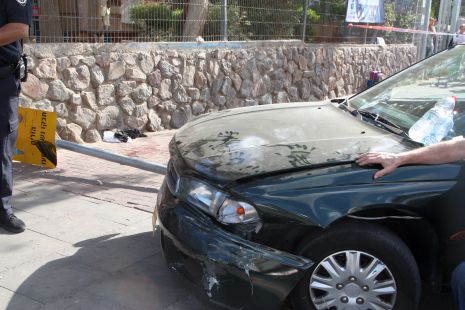 ילדים נדרסו בשער בית הספר