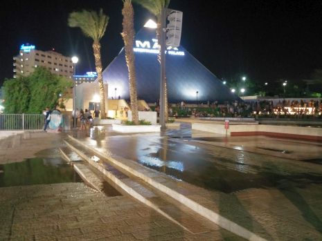 המזרקה בפארק המרכזי: התקלה לא נפתרה