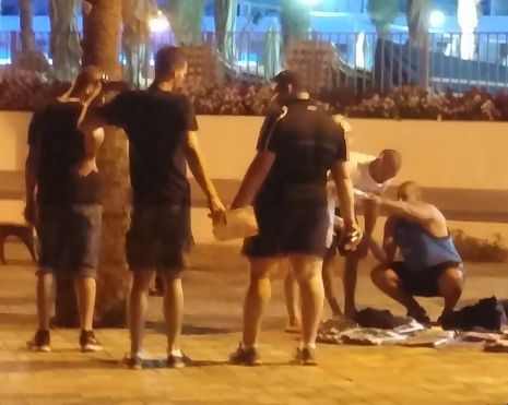 נמשכת הרוכלות הבלתי חוקית בטיילת