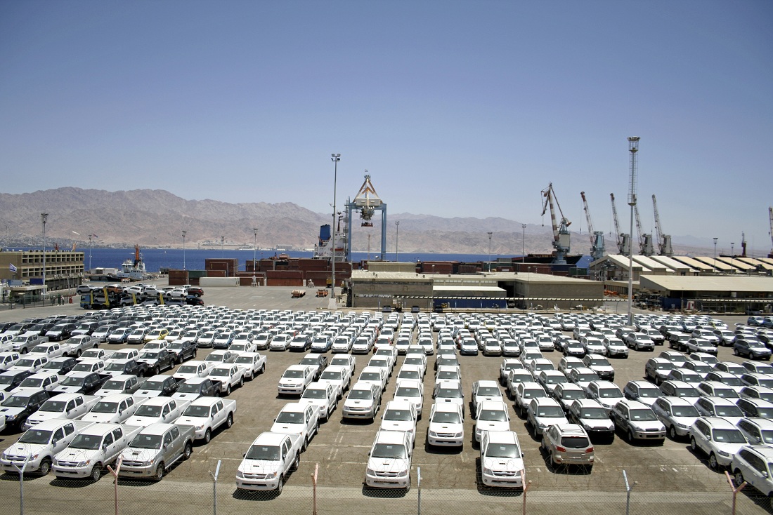 8499 כלי רכב נפרקו בנמל אילת