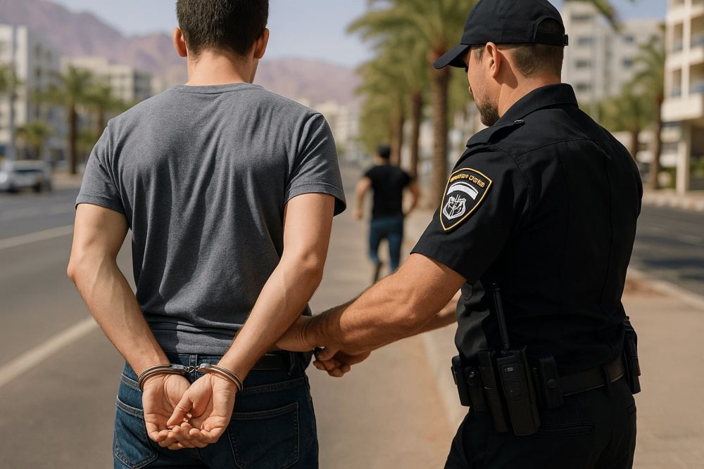 שוד מזוין בדירת הימורים באילת: אחד נעצר וחשודים נוספים בבריחה