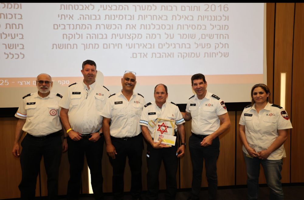 שני אנשי מד׳׳א מאילת נבחרו למצטייני הארגון הארצי