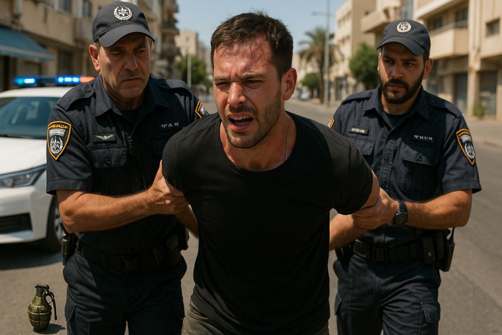 אילת: עבריין מוכר נתפס אחרי מרדף וחשד להשלכת רימון רסס