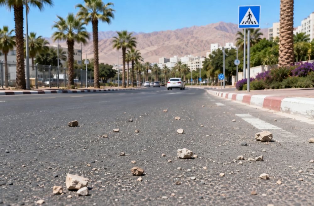 סוף לתופעת זריקות האבנים? 6 קטינים עוכבו באילת בחשד למעורבות באירועים