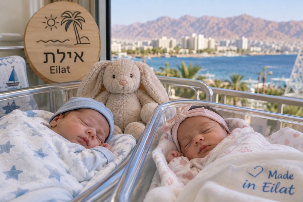 671 תינוקות נולדו באילת בתשפ''ו: מיכאל ואמה בראש רשימת השמות