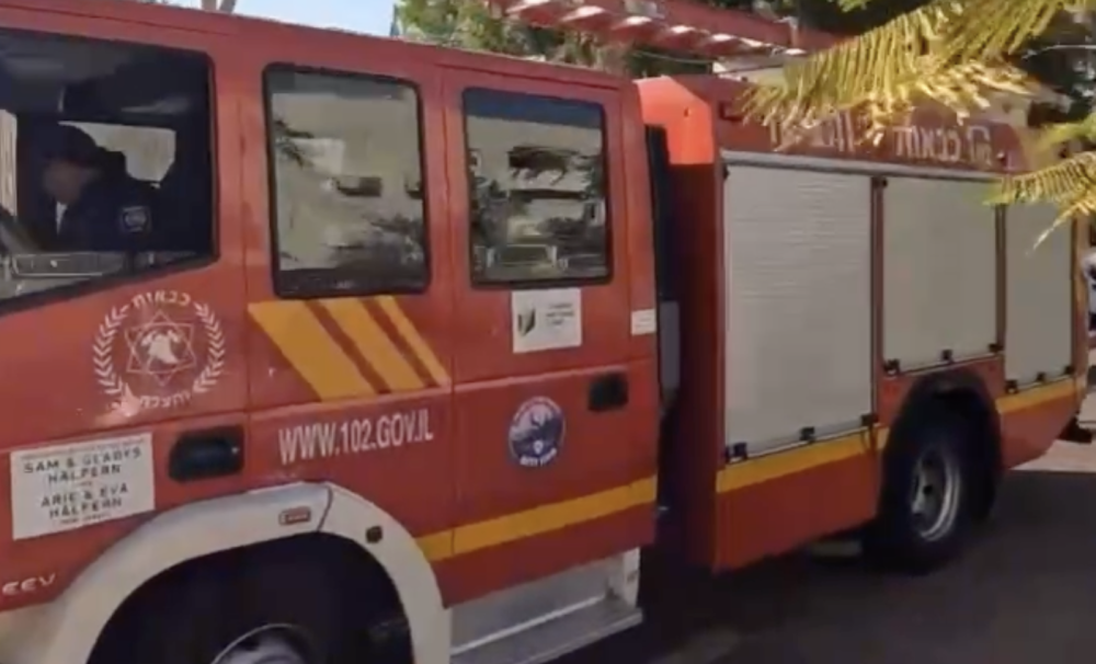 שריפה בשכונת האלמוגים באילת