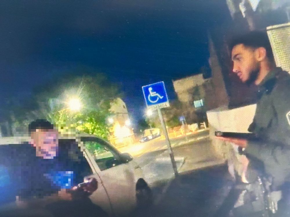 נמלט מהשוטרים – ונעצר ליד רכב גנוב עם לוחיות מזויפות