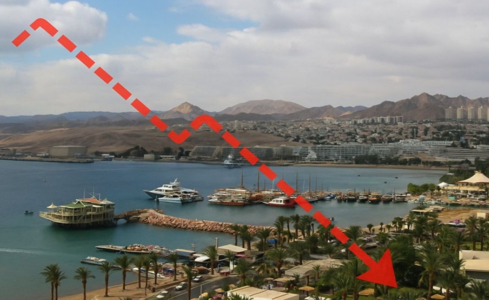 המשק בבלימת חירום: ירידה של 62% בהוצאות באילת בשבוע הראשון למבצע ''שאגת הארי''