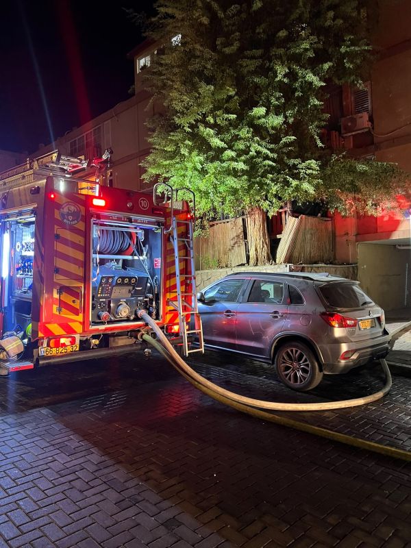 ארבעה נפגעים קל בשריפה במקלט בבניין מגורים באילת