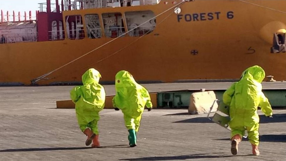 אסון בנמל עקבה: גז רעיל השתחרר הרג 13 ופצע מאות