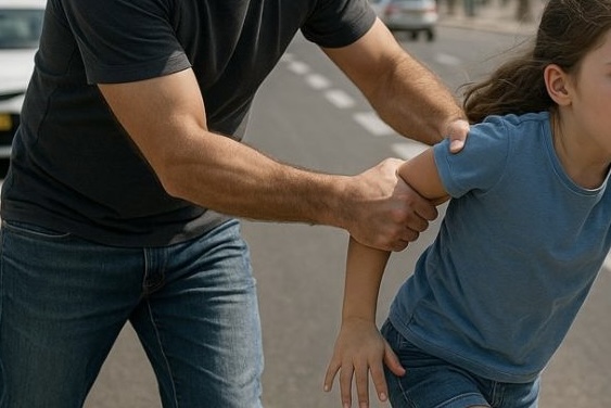 אב מאילת משך את בתו מהכביש, ונחשד בתקיפה על רקע סכסוך משמורת עם האם