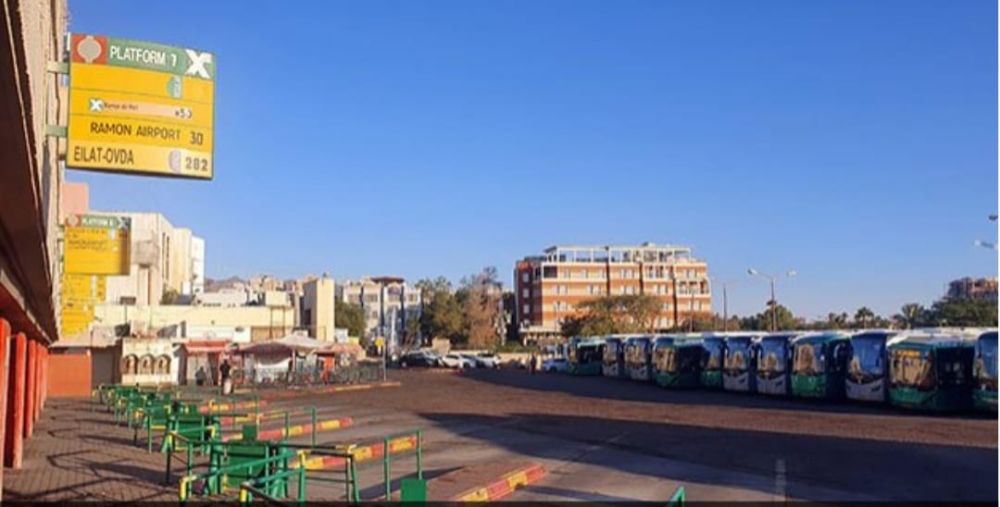 הגברת נוכחות כוחות משטרה במרחב התחנה המרכזית באילת בעקבות חשש לאירועים ביטחוניים