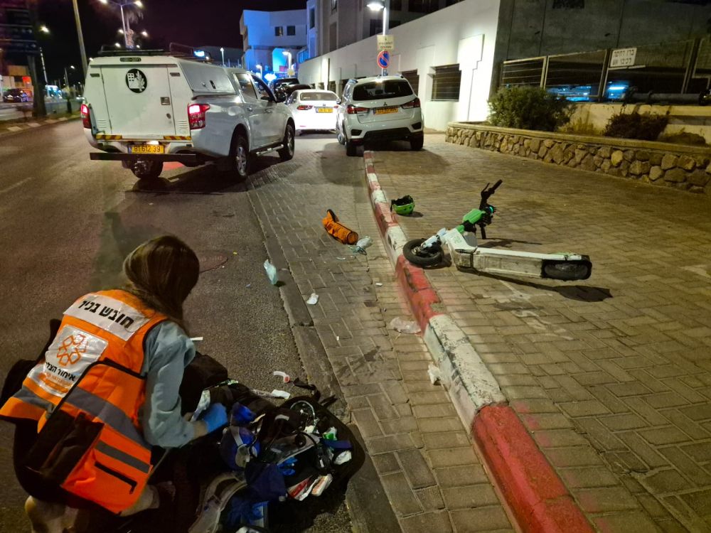 אילת: רוכב קורקינט חשמלי נפצע בינוני