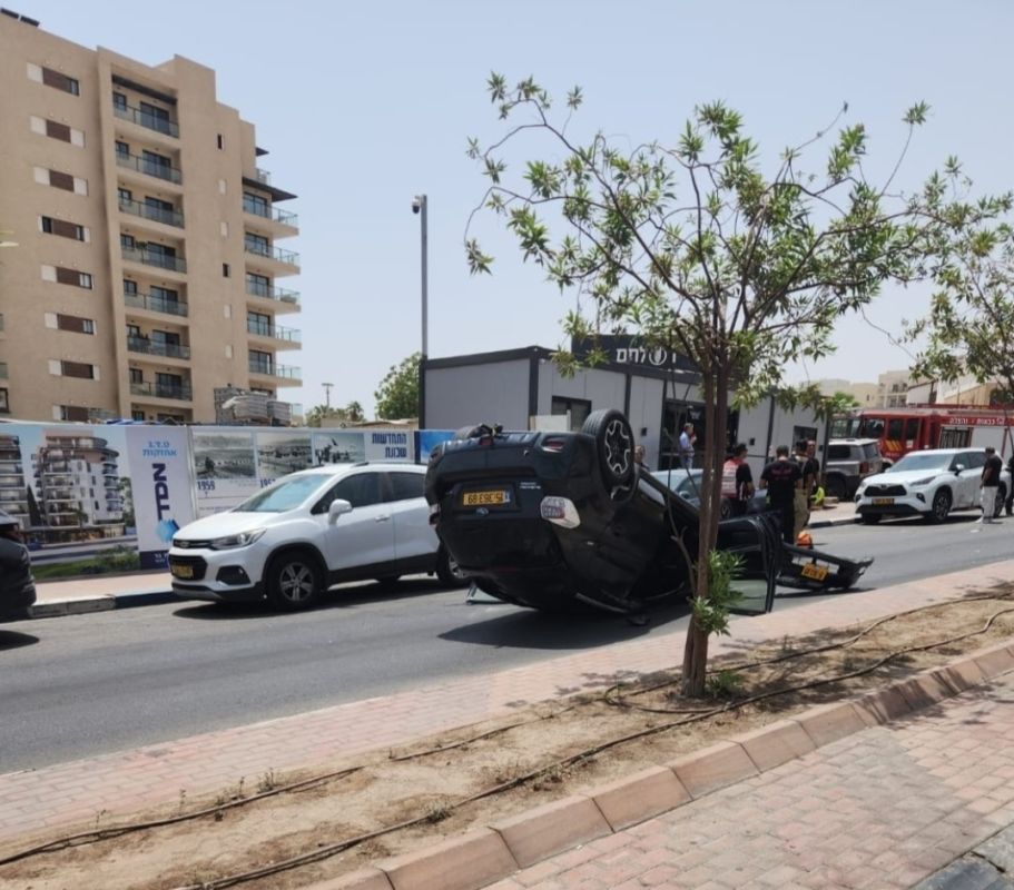 תאונת דרכים ברחוב אילות באילת