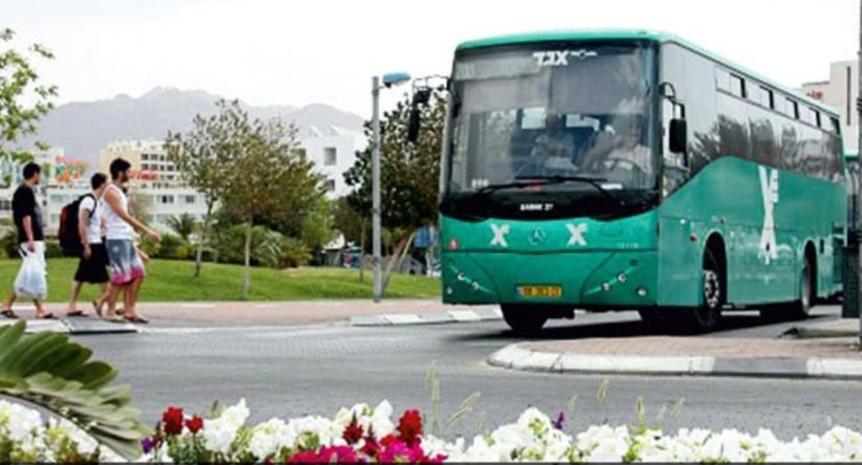 אגד מתחילה באילת פיילוט תשלום באשראי באוטובוסים