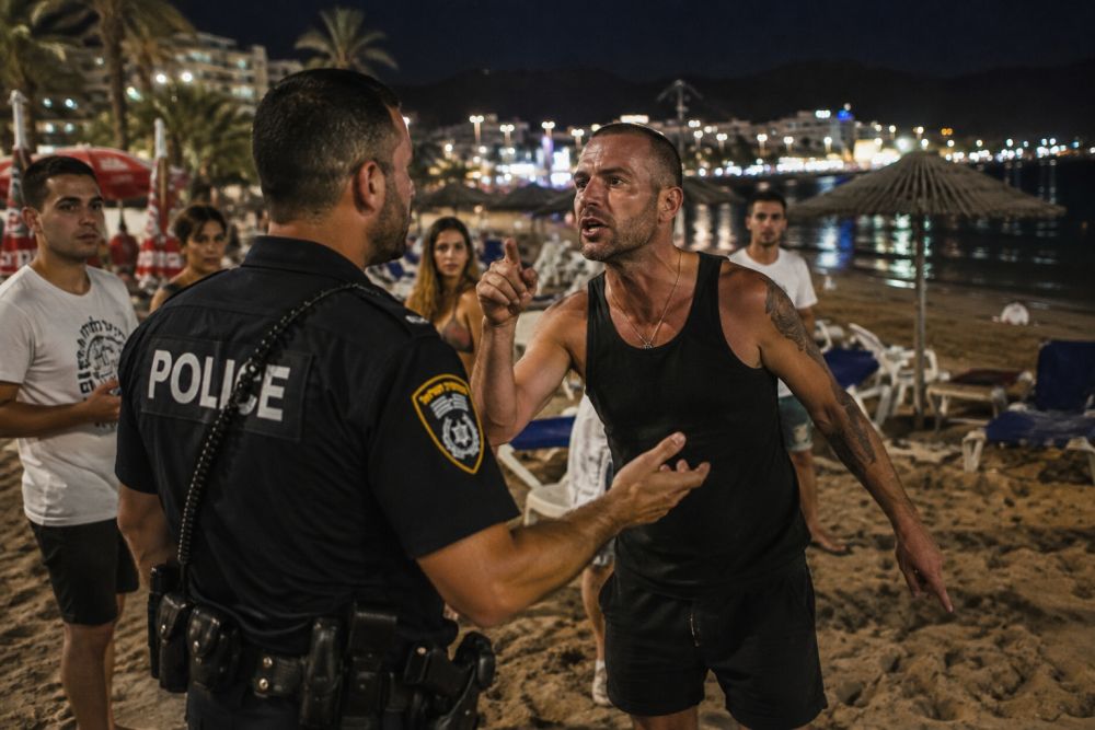 ''אנחנו רצים מאירוע לאירוע, כל שוטר מטפל בשלושה אירועים במקביל. העיר מלאה קטטות וכיסאות כתר''