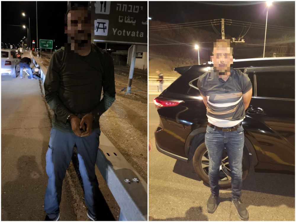 חוליית פריצות נעצרה באילת: תיעוד דרמטי של רגעי המעצר