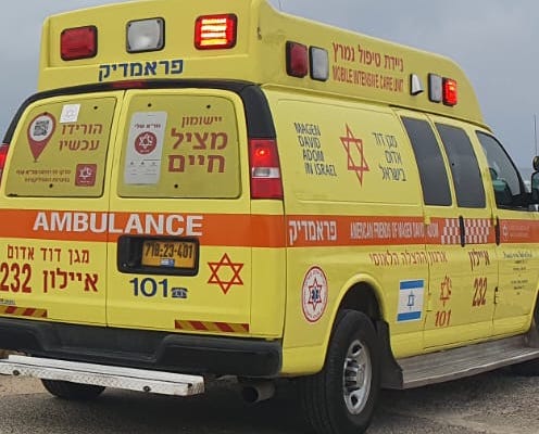 הולך רגל נפגע מרכב באילת