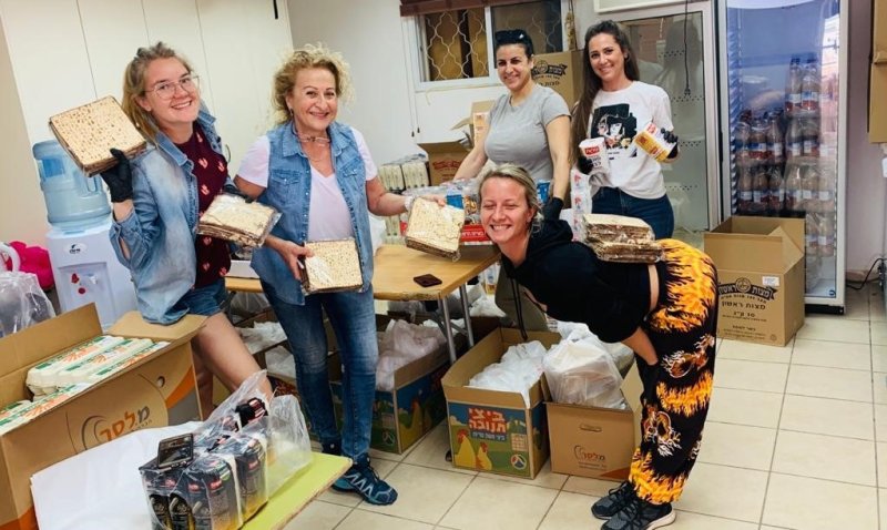 בצל הקורונה הוכפל מספר סלי המזון שחולקו לחג הפסח