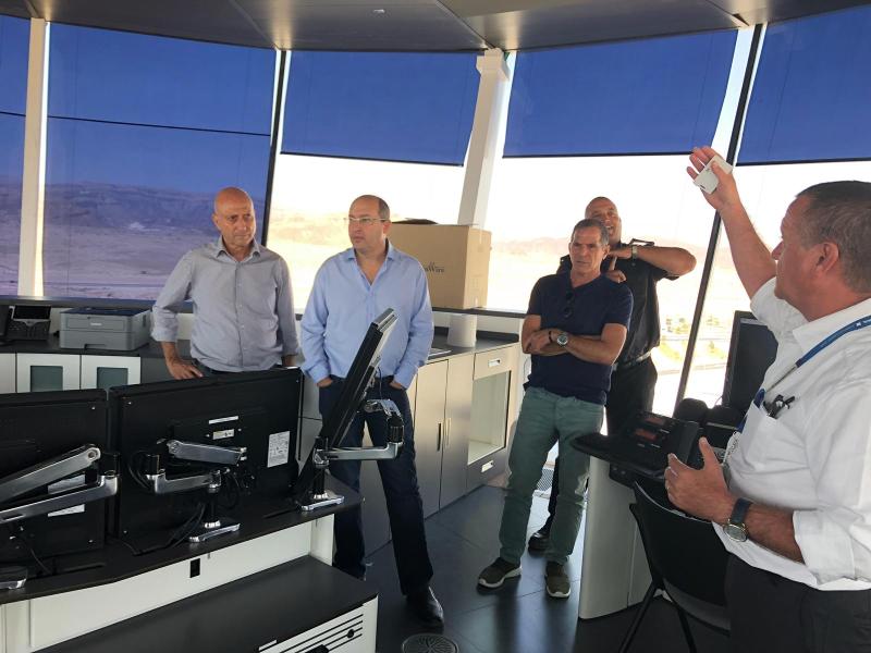 יו''ר ההסתדרות ניסנקורן בשדה התעופה רמון: ''השדה החדש יהיה לקטר התעסוקה של העיר אילת''