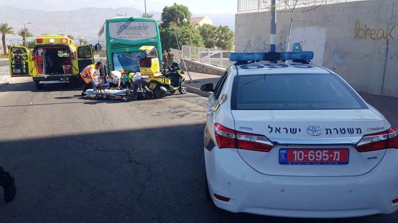 7 פצועים בתאונה באזור המלונות באילת
