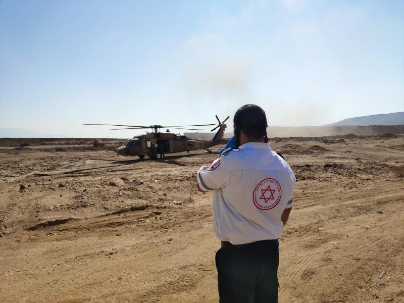 צפו בסרטון החילוץ הדרמטי ממצוק הרי אילת אתמול