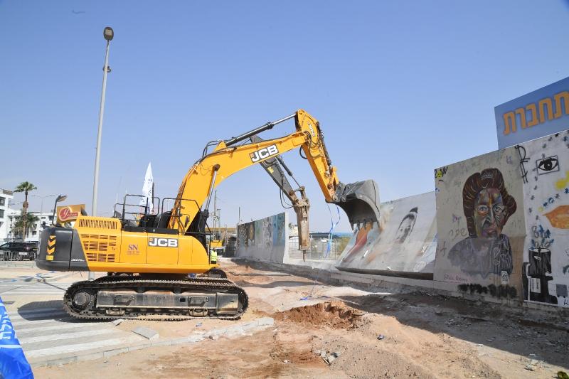 תם עידן - חומת שדה התעופה הישן באילת נהרסה והעיר אילת התחברה
