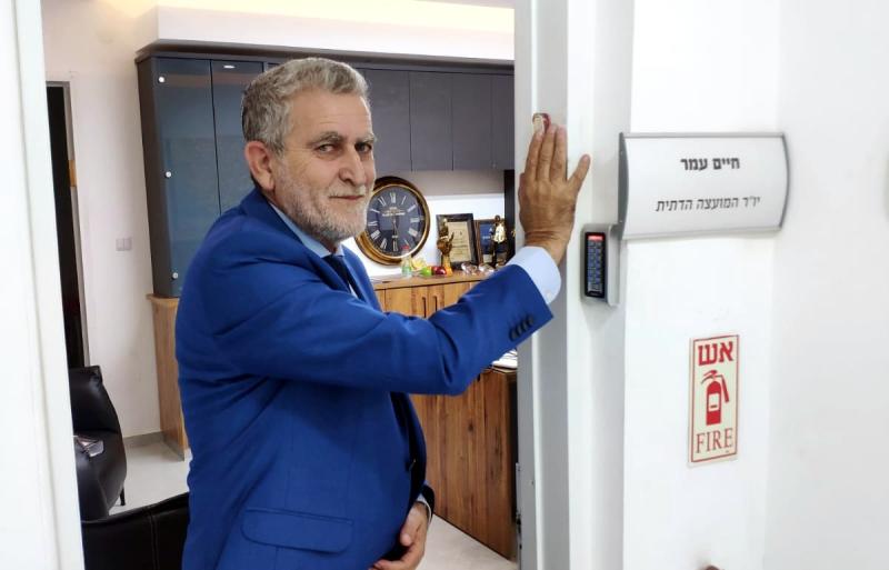 חיים עמר נבחר לכהונה נוספת כי''ור המועצה הדתית באילת