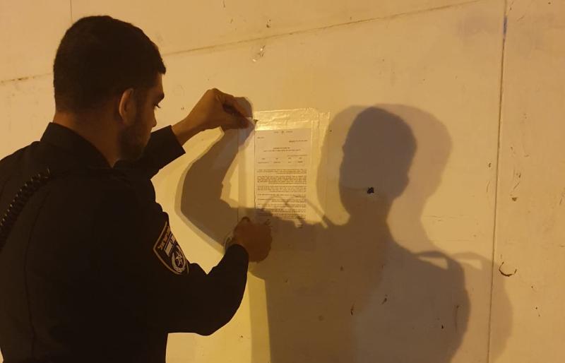 משטרת אילת סגרה וקנסה עסק באילת שלא נשמע להוראות הסגר
