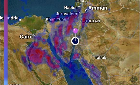 התחזית: שבת גשומה באילת וסכנת שיטפונות בדרום
