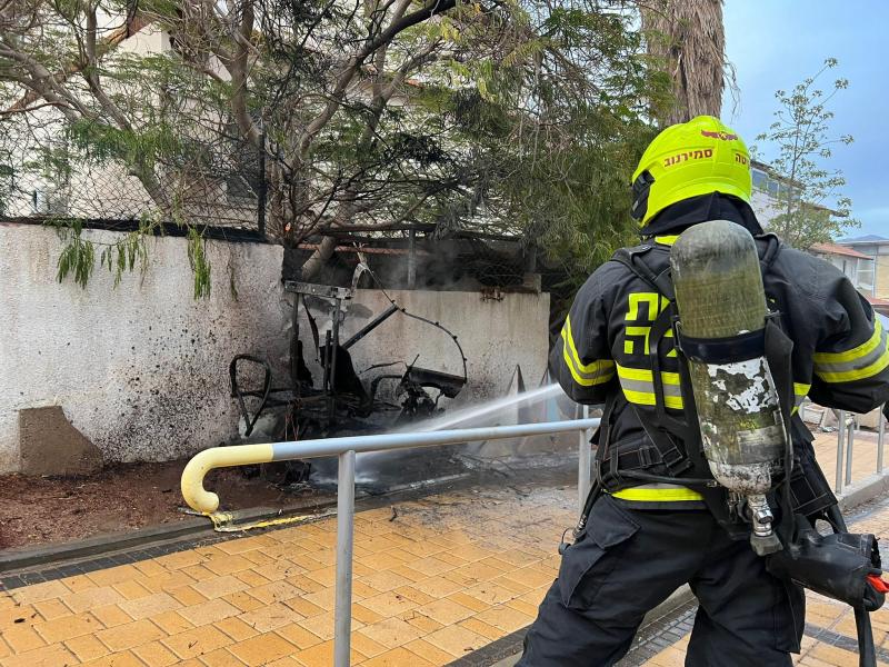 שריפת קלנועית ''בבית הפועל'' באילת