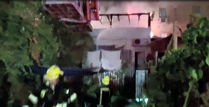 צפו: שריפה של מספר דירות בבניין מגורים באילת
