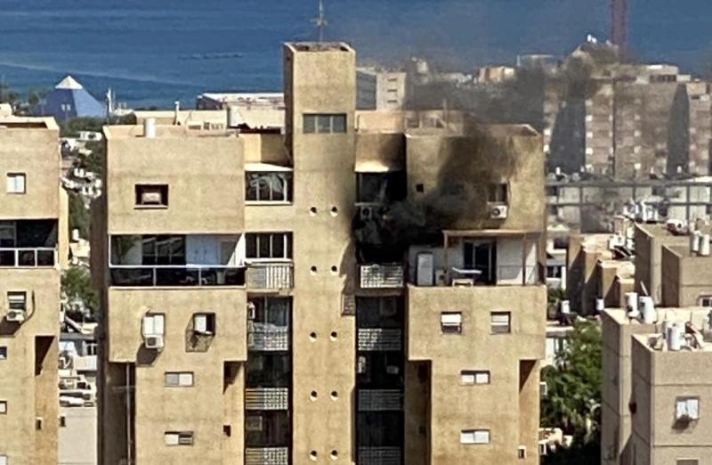  שריפה בדירת מגורים באילת