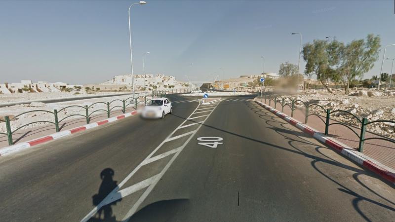 תאונת אופנוע ליד מצפה רמון - גבר ללא הכרה