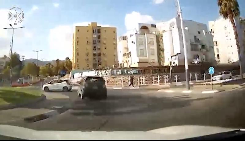 צפו במרדף המשטרתי אחר עבריין תנועה סדרתי באילת