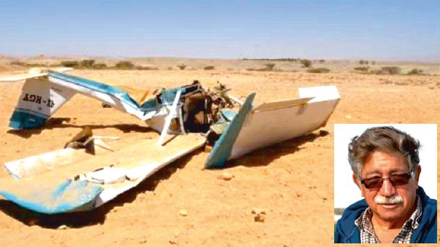 התרסקות המטוס בערבה:  ראש המועצה לשעבר לא דיווח על בעיות רפואיות