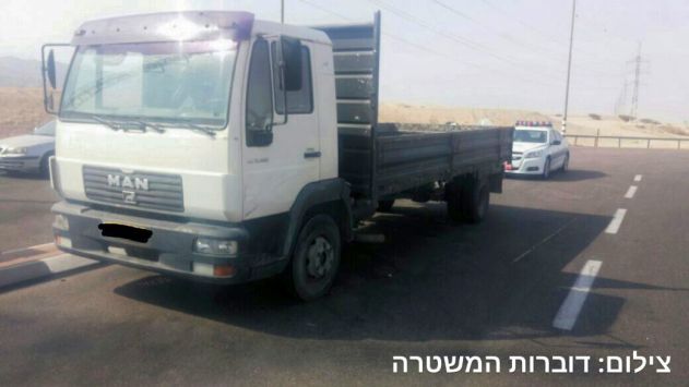משאית לא תקינה נתפסה בכניסה לאילת - הנהג: רוצה להגיע לעזה