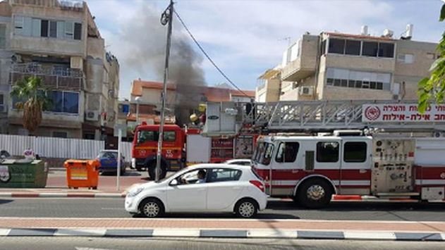 וידיאו: חולצו לכודים בשריפה במפוח